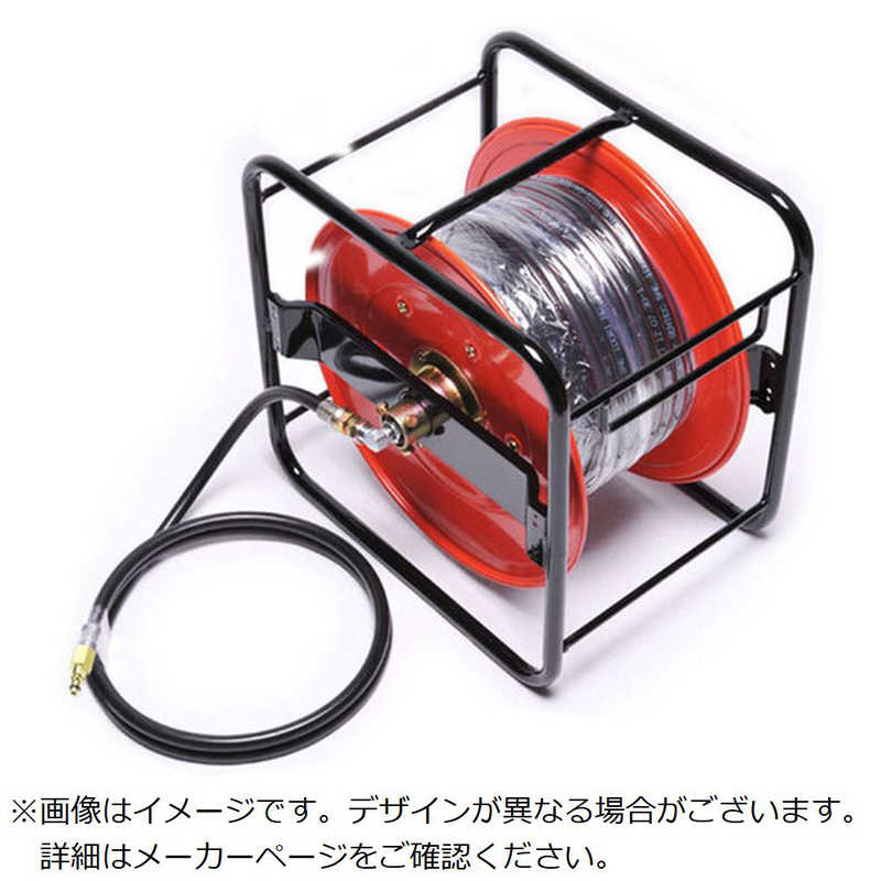 中部高圧ホース　コンパクトホース リール巻 ケルヒャーKシリーズ クイックコネクト対応ホース スイベル付 50M　T2-KQT-50M-R-S