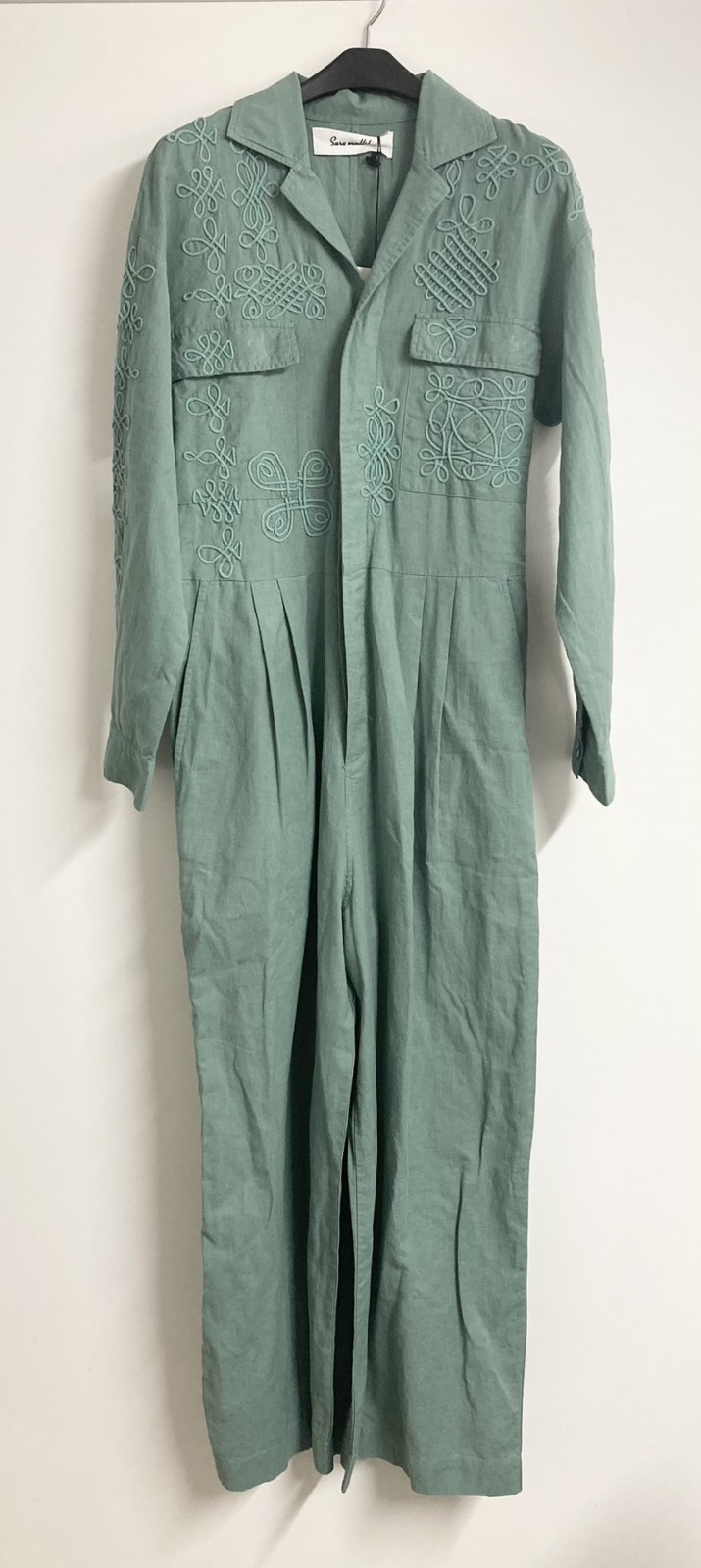 SARA　MALLIKA　020822SO2　LINEN　CORD　EMB　ALL　IN　ONE