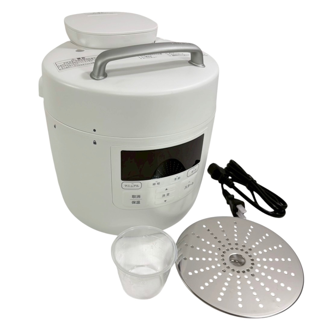 【展示品】電気圧力鍋 自動減圧機能付き PRO ホワイト SP-2DM251 1台10役 2.4L スマートプレッシャー技術 かしこい予約プログラム 10,218円