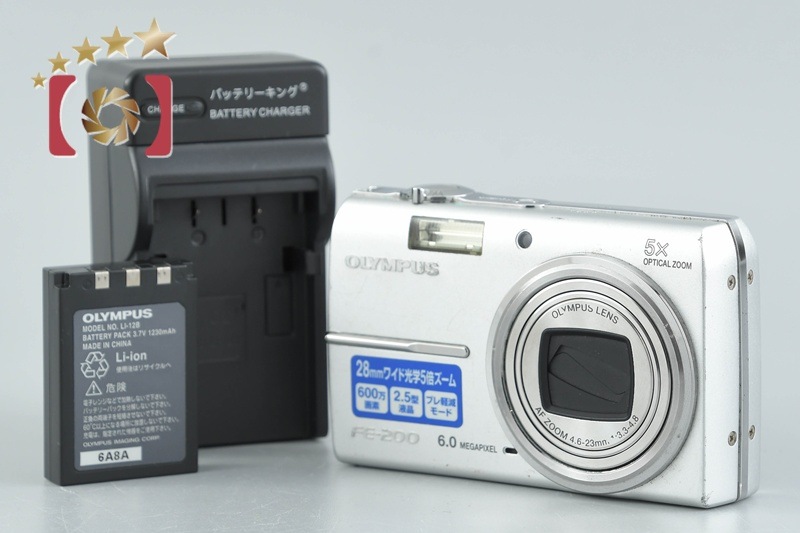 Camedia FE-200 シルバー コンパクトデジタルカメラ
