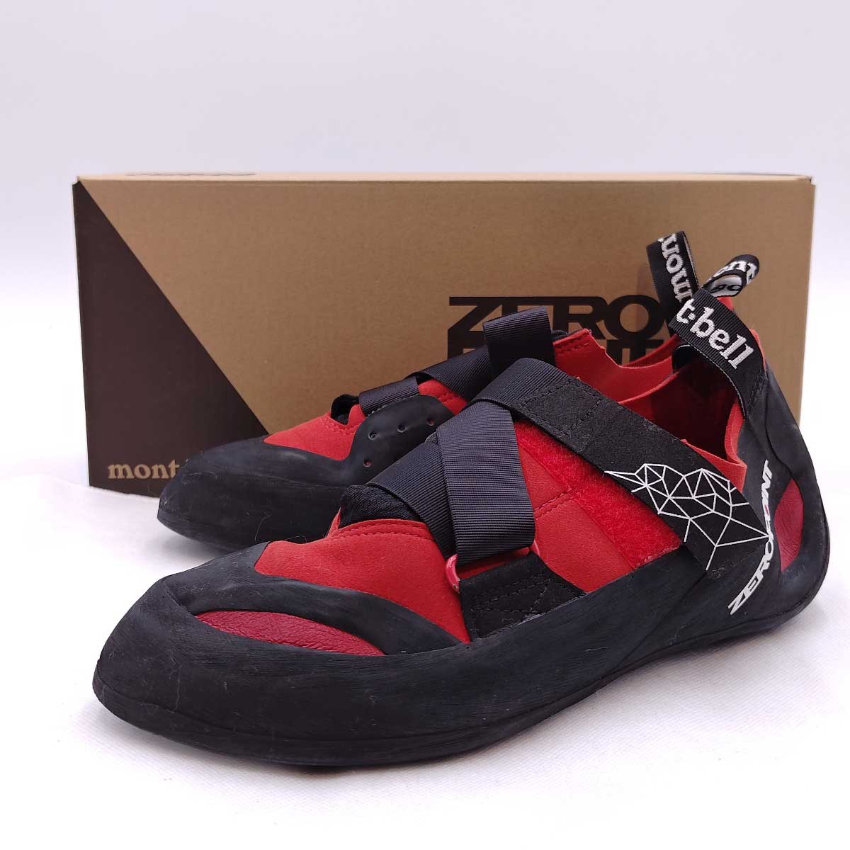 【中古】モンベル グラナイト ボルダリング クライミングシューズ 29cm レッド 1229101 メンズ mont-bell ゼロポイント
