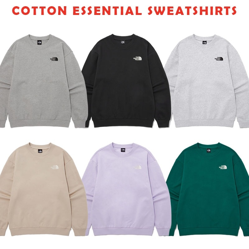 韓国正規品保証 関税負担なし NM5MP40A COTTON ESSENTIAL SWEATSHIRTSデイリー 基本 着装 男子 女子 人気 韓国 ファッション 男女共用 アウトドア