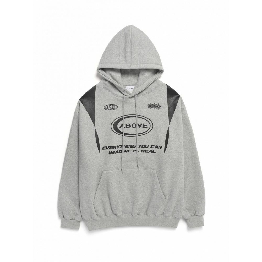 ILLEDIT アバブロゴパーカーメランジ