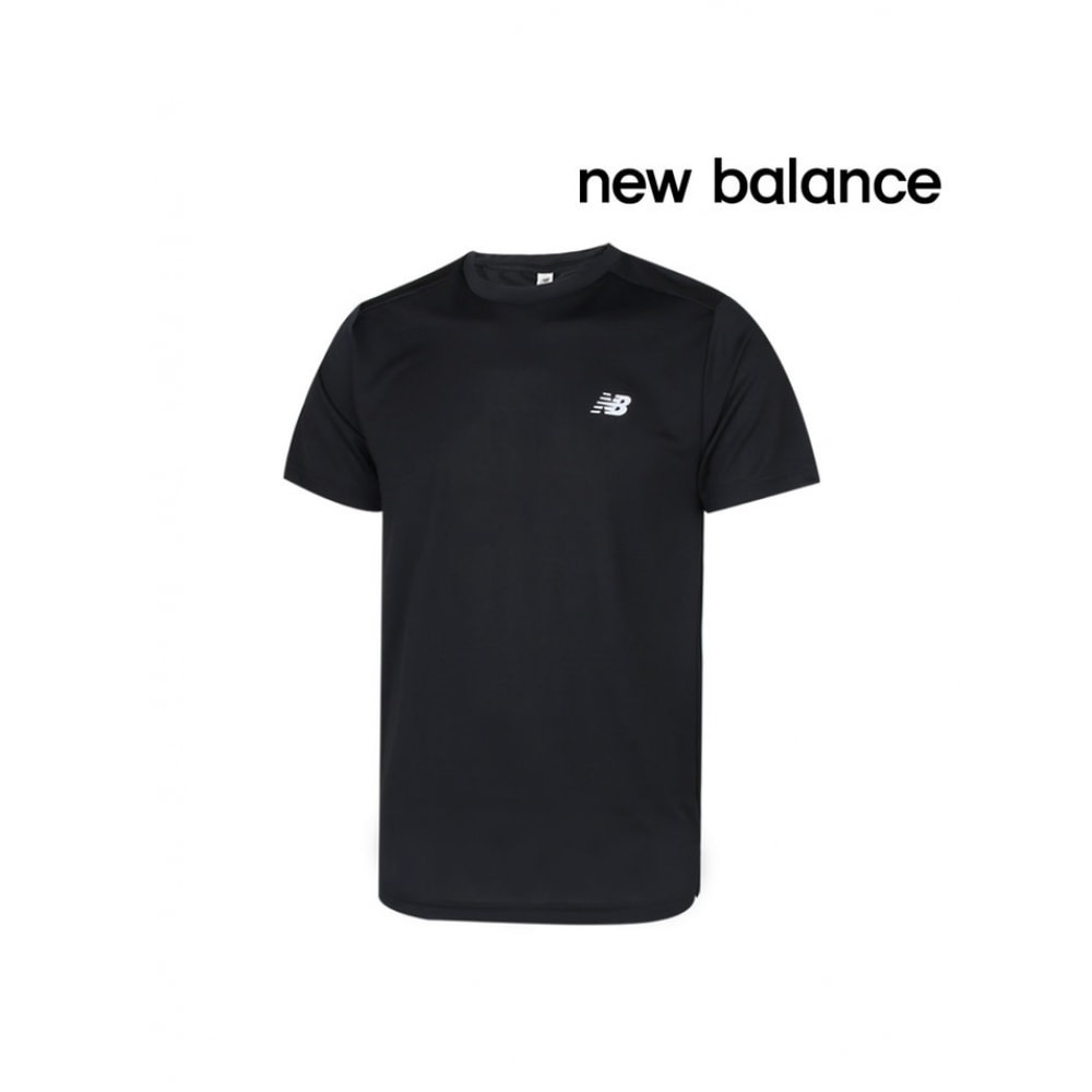 ニューバランスメンズショートスリーブ T シャツスポーツショートスリーブブラック MT51801-BK 5,275円