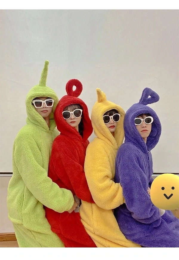 Qoo10] テレタビーズ 着ぐるみ パジャマ かわい