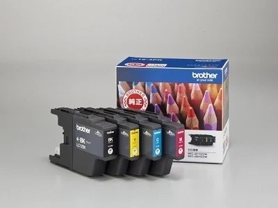 ブラザー 純正品 インクカートリッジ 4色パック LC12-4PK 【送料無料】