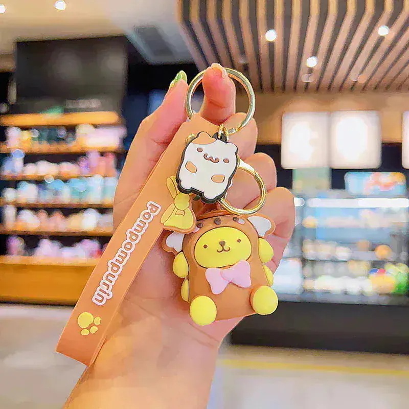 Qoo10] 人気 韓国 キーホルダー クロミ ペンダ : バッグ・雑貨