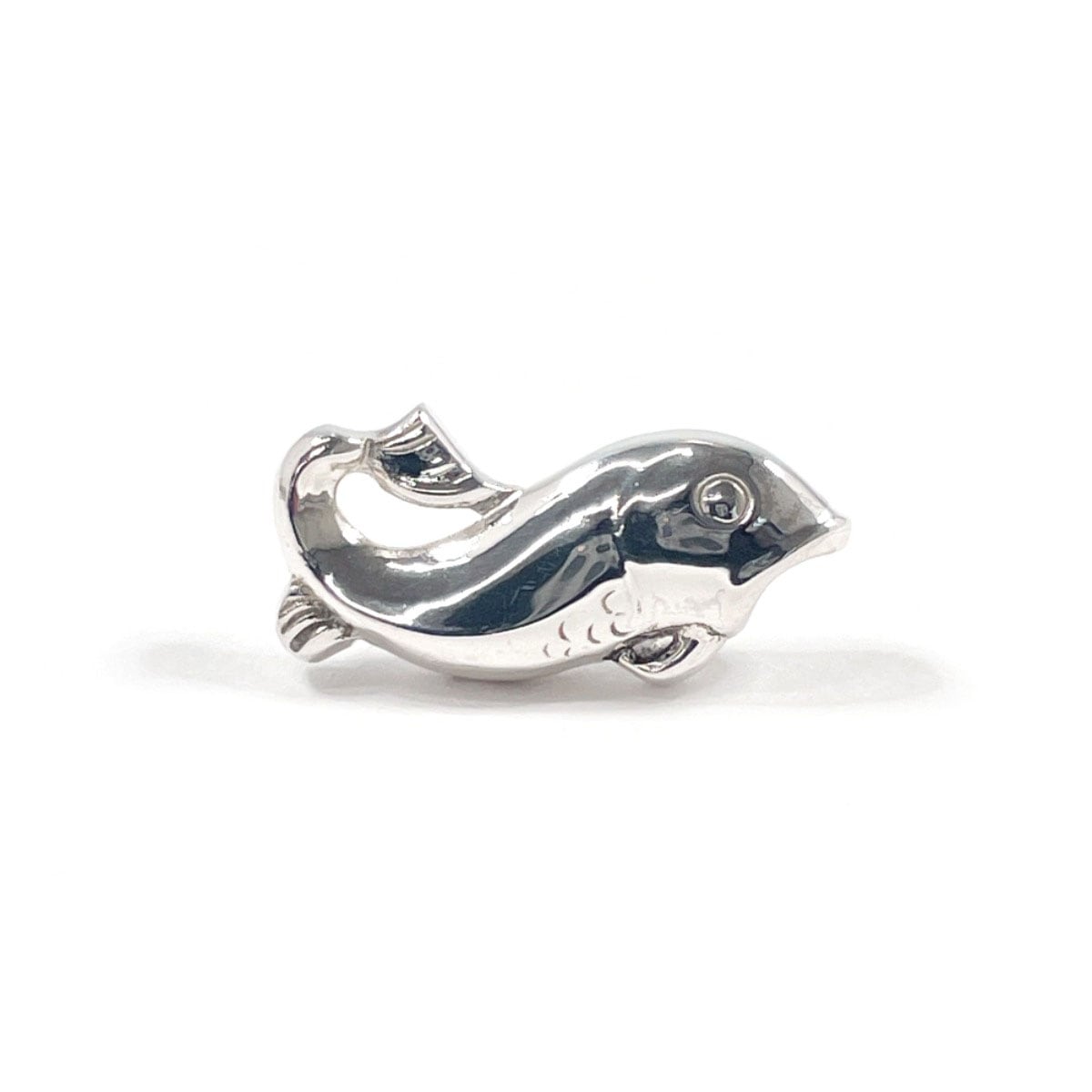 Georg Jensen 魚 ラペルピン ヴィンテージ ブローチ シルバー シルバー925 メンズ