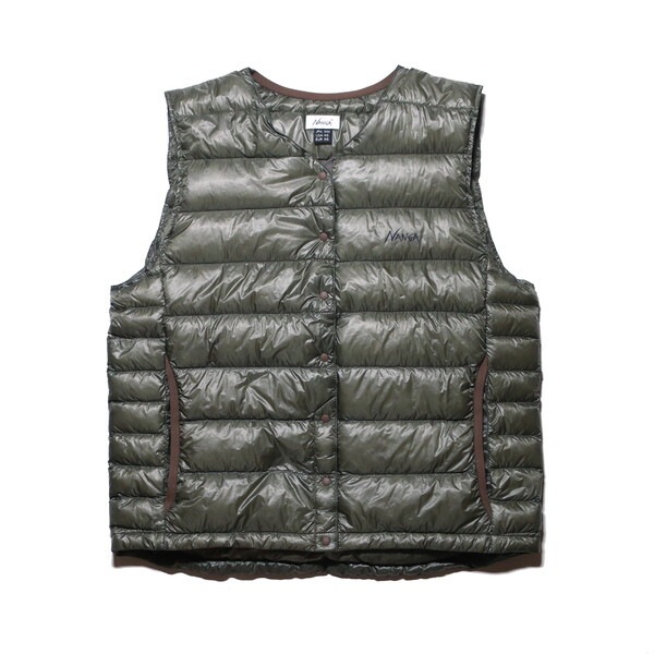 ナンガ インナーダウンベスト ウィメンズ INNER DOWN VEST(WOMEN) KHA WM ND2242-1B313 N1IVKH42