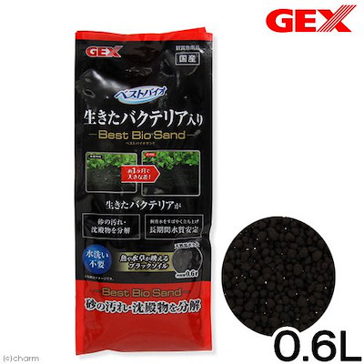 他サイト： ＧＥＸ　ベストバイオサンド　０．６Ｌ　底床　ソイル　アクアリウム　熱帯魚　用品　ＣＲＣ21―30―20―10―10の商品画像