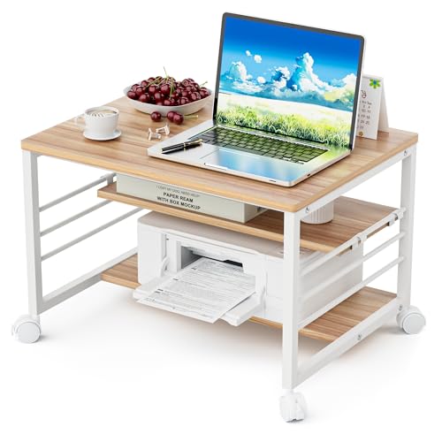 キャスター付きローデスク 幅60cm テレワークに 2段棚付