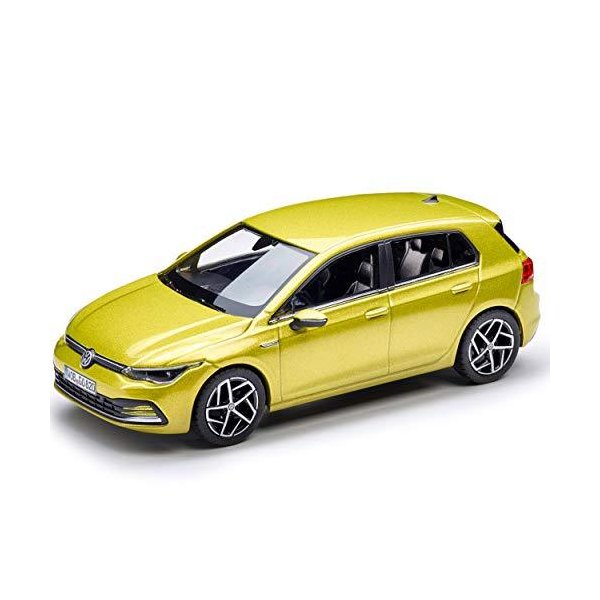 Volkswagen 5H009930010W Model Car 1:43 Golf 8 Miniature Lime Yellow 並行輸入品