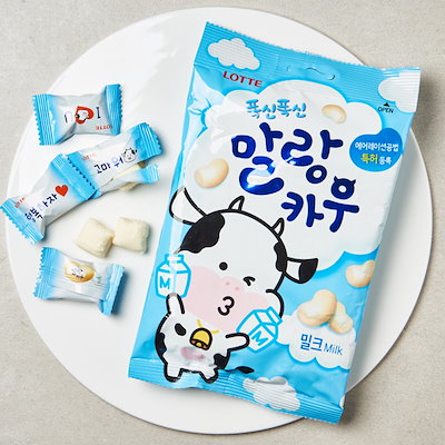 Qoo10 ロッテ 韓国お菓子 キャラメル マランカウミル 食品