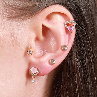 Qoo10] 新品 ピアス 軟骨ピアス 14Type : 腕時計・アクセサリー