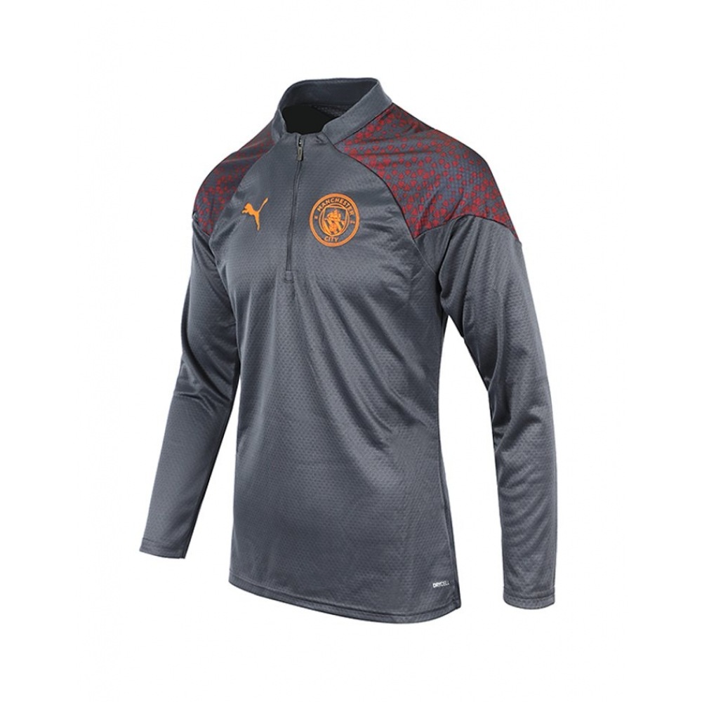 Puma ロングスリーブ T シャツマンチェスターシティトレーニング 1/4 ジップトップマンシティ