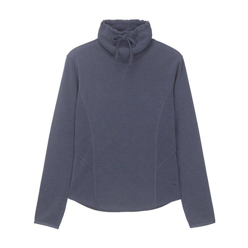 Nau W サンドウォッシュ ハイネックTシャツ グレー 497055