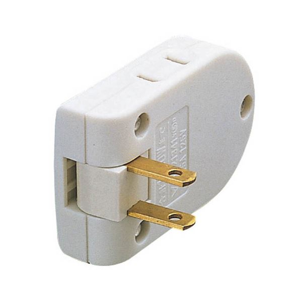 (まとめ) エレコム 雷サージ対応 OAタップ2P式 2口 KT-180 1個 (×10セット)