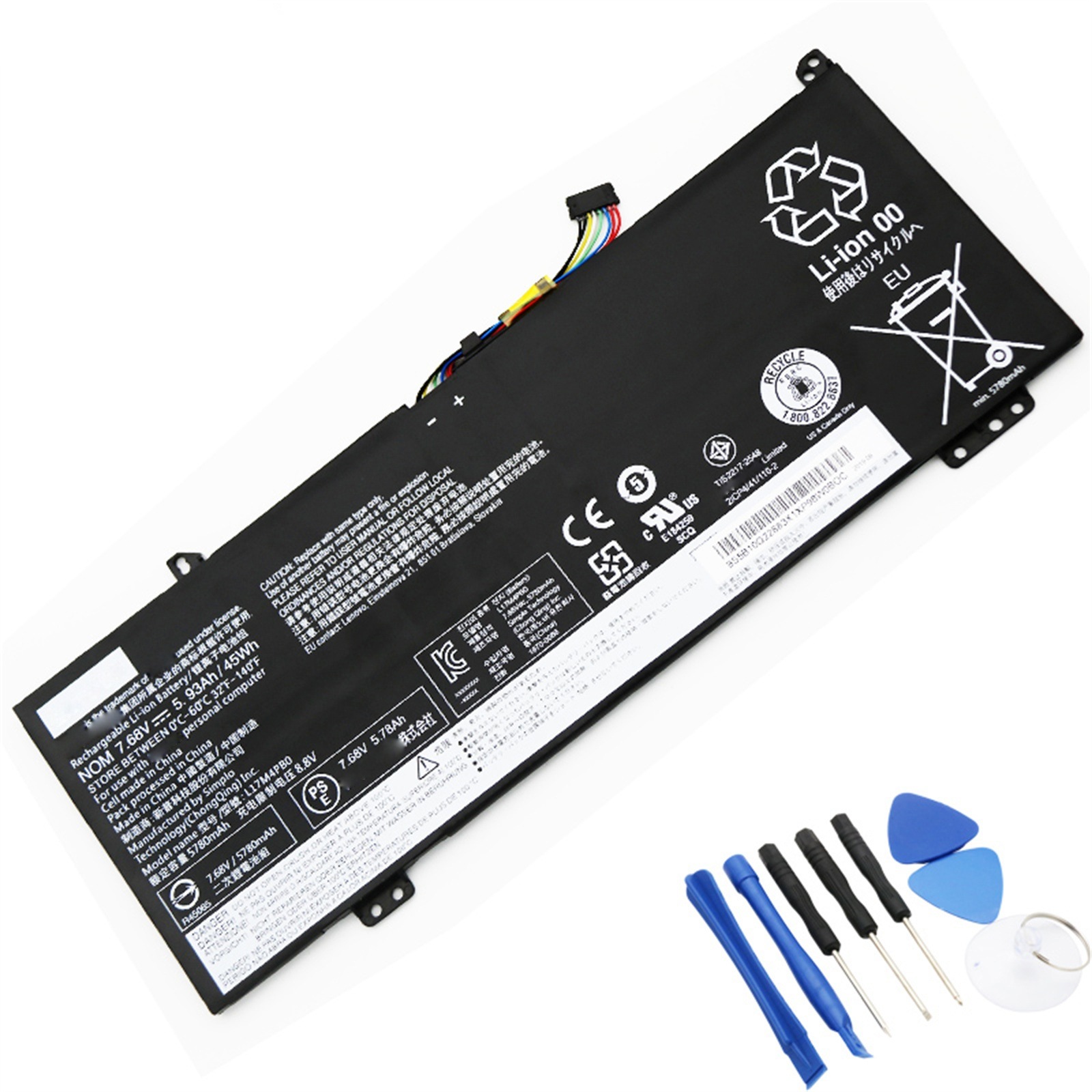 L17M4PB0 電池・Lenovo/ThinkPadノートパソコン互換 45Wh/5930mAh XiaoXin Air 14/15 2018 14IWL 14ARR 14IKBR 15IWL 15