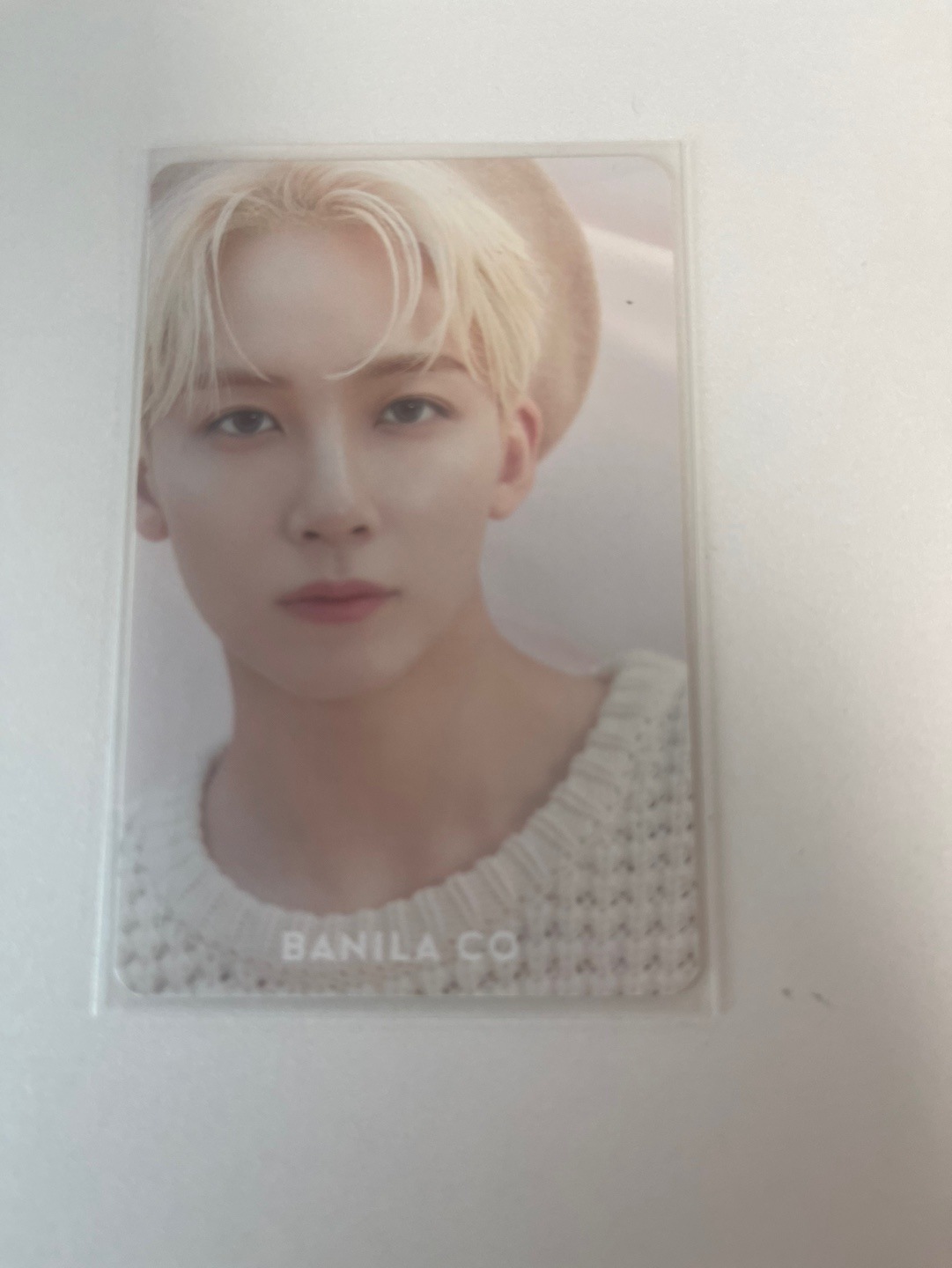 banila co jeonghan PHOTOCARD / SVENTEEN jeonghan PHOTOCARD