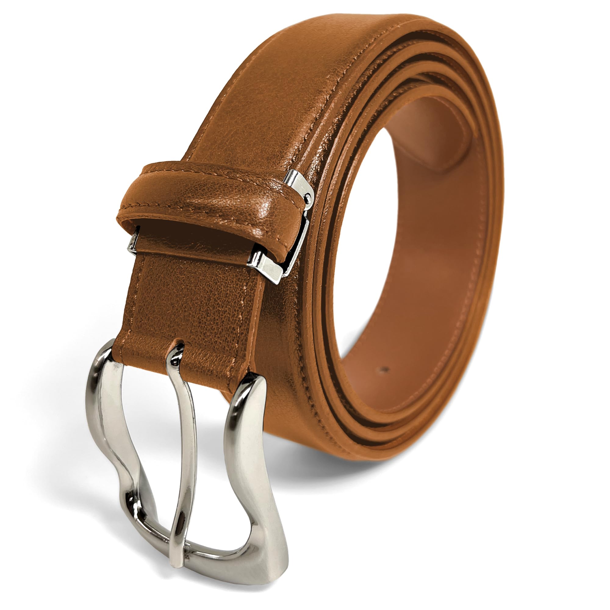 [ENSERIO ECHIGO] ベルト ソフト レザー メンズ 本革 ビジネス 大きいサイズ 日本製 紳士 スーツ セットアップ 姫路レザー