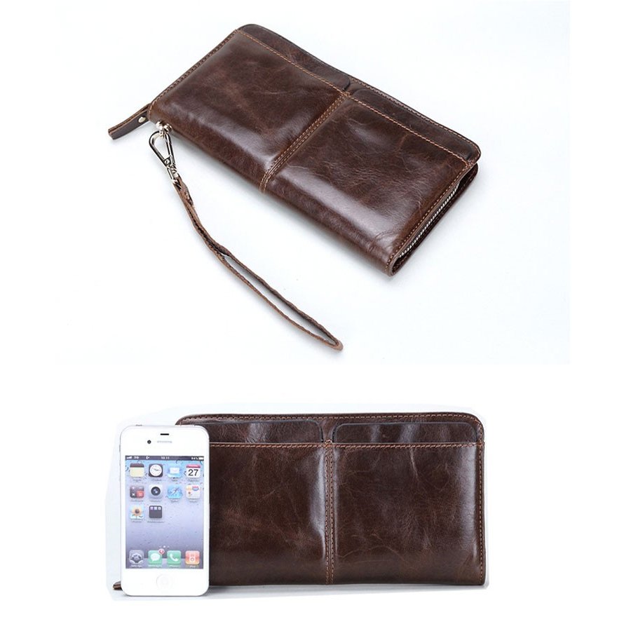 財布 メンズ クラッチバッグ 長財布 オックスフォード カジュアル 軽量 紙幣入れ カード入れ ギフト ビジネス アコーディオン プレゼント ファスナー式 大容量