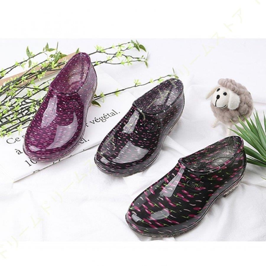 安いげレインブーツ かっこいい 多機能 ショート ブーツ 花柄 ローヒール シンプル おしゃれ 雨靴 耐摩耗性 防滑 ファッション 楽ちん 作業靴 泥避け 痛くない 仕事 品質保証 送料無料 5,306円