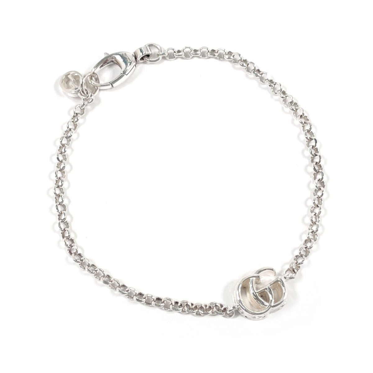 770756 J8400 8106 ダブルG ブレスレット シルバー シルバー925 ユニセックス