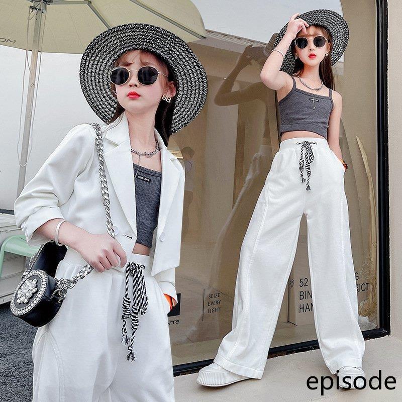 セットアップダンス衣ダンス衣ヒップホップ子服キッズダンス衣女の子ガールズ韓国キッズフォーマルスーツ上下セット