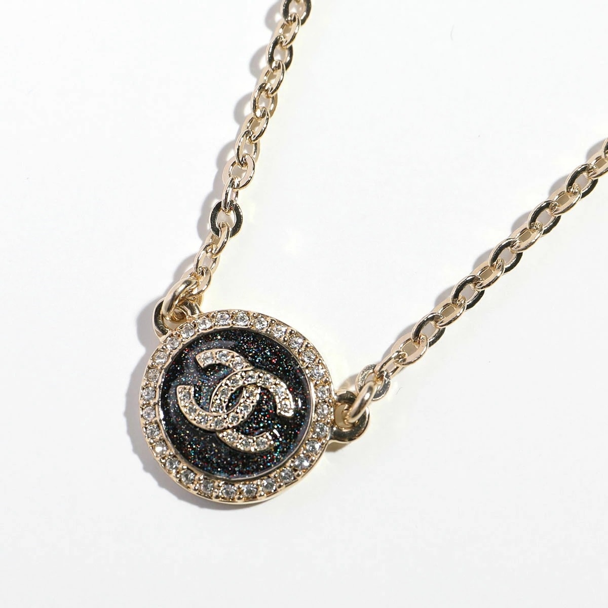CHANEL シャネル ネックレス ABG387 B21903 レディース ペンダント ココマーク CCマーク ラインストーン アクセサリー U3573 97,220円