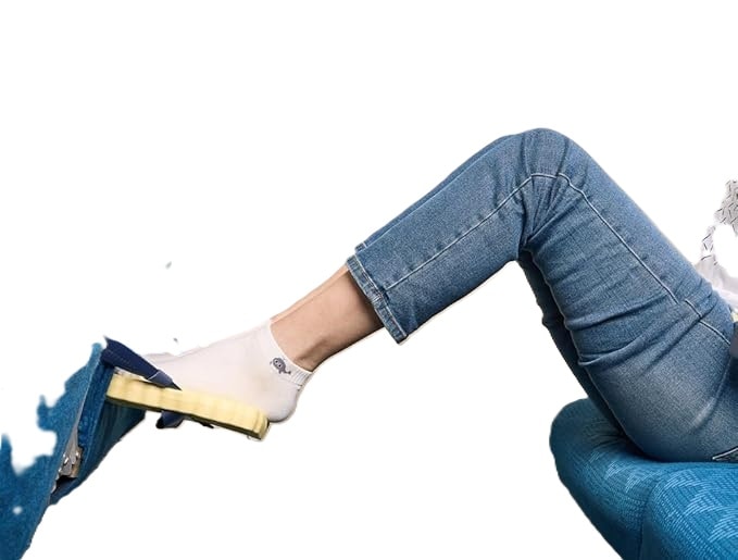 折りたたみ式ポータブル足置きパッド 旅行用 ブルー・ピンク・イエロー 3色展開