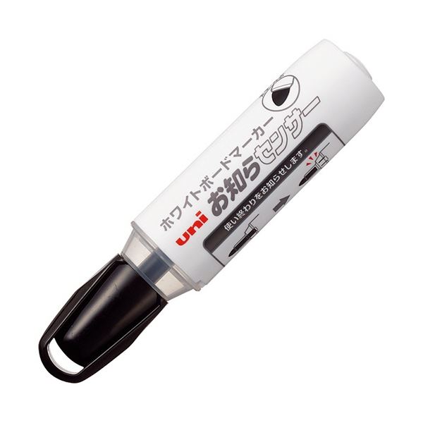 (まとめ) 三菱鉛筆 ホワイトボードマーカー お知らセンサー 太字丸芯 黒 PWB2007M.24 1セット(10本) (×5セット)