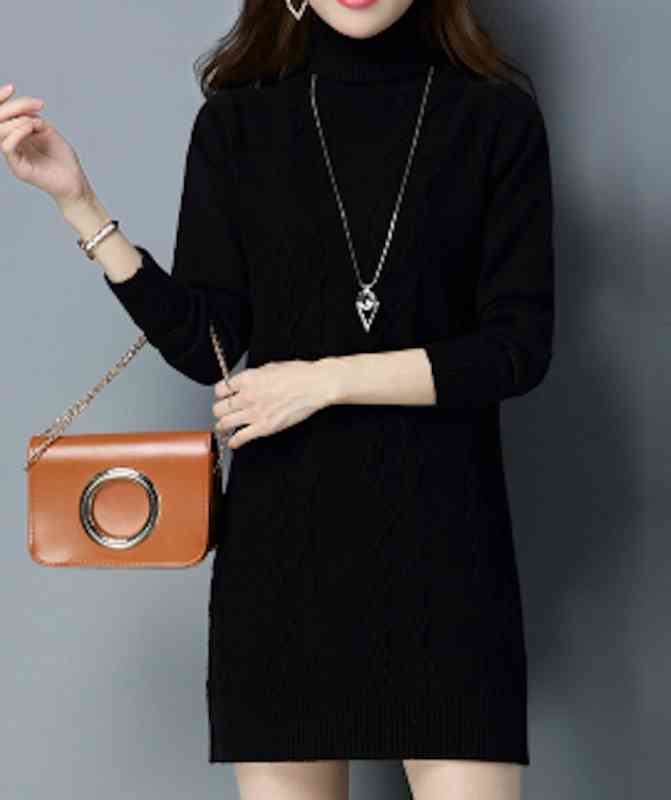 セーター レディース 人気 ハイネック ゆる 柄 ふわふわ ざっくり 洗える 春 冬 ノルディック 長袖 黒 厚手 ニットセーター ケーブル編み おしゃれ かわいい ニット 白 ロング トレーナー V