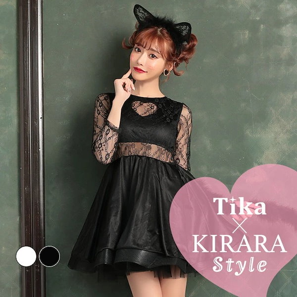 Qoo10] Tika ハロウィンコスプレ 衣装 猫 ネコ 猫耳