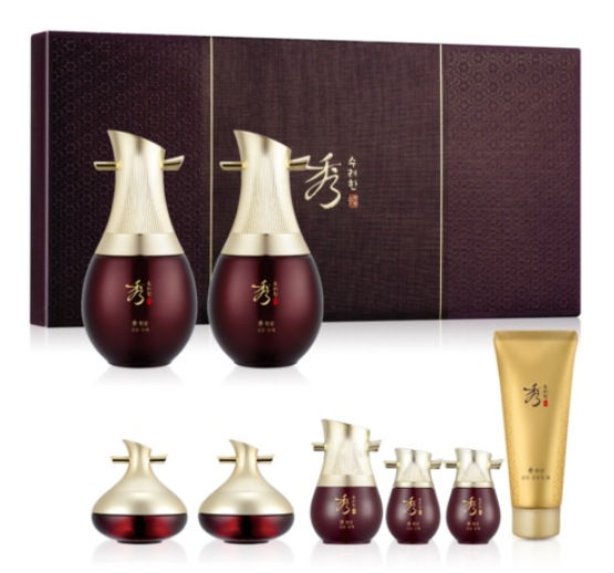 ス チョンサム ソンユ 基礎化粧品セット 化粧水 乳液 アイクリーム 洗顔フォーム クリーム クレンジングフォーム ハリ感保湿 韓方化粧品 豪華構成