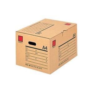 （まとめ）キングジム 保存ボックス 4370 A4(×20セット)