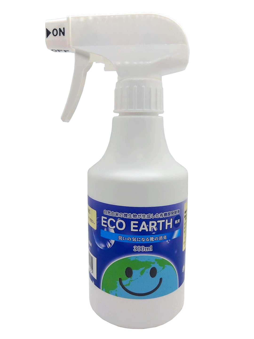 自然由来の有機酸発酵液で出来た靴用消臭剤【ECO EARTH　靴用】　スプレー300ｍｌ　１２本セット