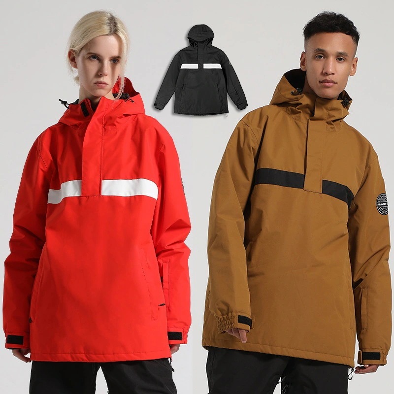 【急速出荷!】スノーボードウェア スノボウェア スキーウェア プルオーバー パーカー ジャケット レディース メンズ 男女兼用 スノーボード ウェア 防風 防水 防寒着 11,588円