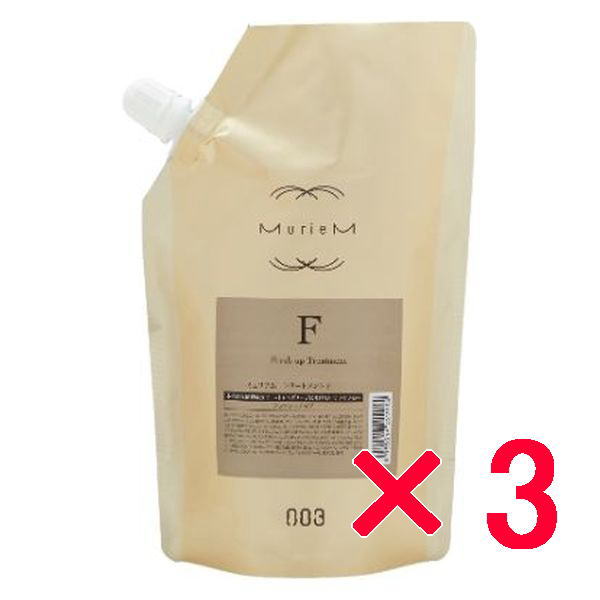 ナンバースリー 003/ミュリアム ゴールド/ミュリアム トリートメント F 500g 詰替え【3個セット】