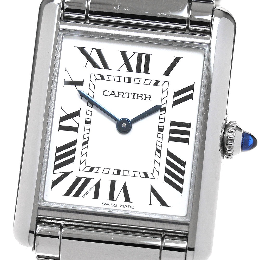 カルティエ CARTIER WSTA0052 タンクマスト LM クォーツ メンズ 保証書付き_834374【中古】 242,450円