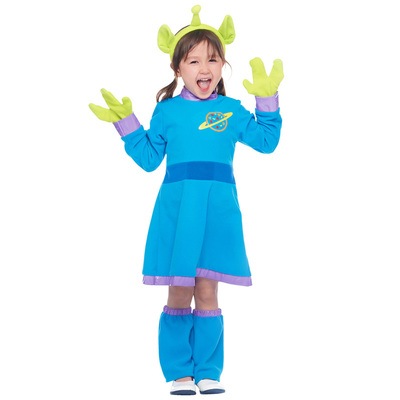 コスプレ 仮装 子ども用エイリアンガール Tod 【 コスプレ 衣装 ハロウィン 仮装 コスチューム 子供 アニメ ディズニー グッズ キッズ トイストーリー 正規ライセンス品 トイ・ストーリー 子供