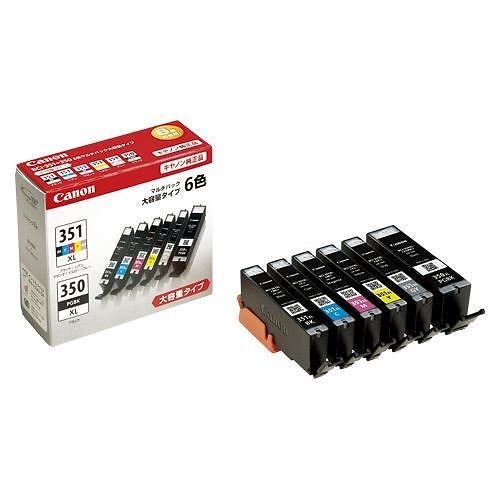 （まとめ買い）インクタンク6色マルチP（大容量タイプ） BCI-351XL+350XL/6MP 00016373 [x3]