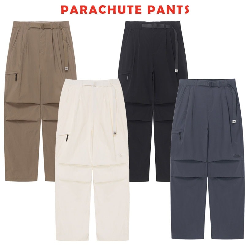 韓国正規品保証 関税負担なしNP6NR03J PARACHUTE PANTSデイリー 基本 着装 男子 女子 人気 韓国 ファッション 男女共用 アウトドア