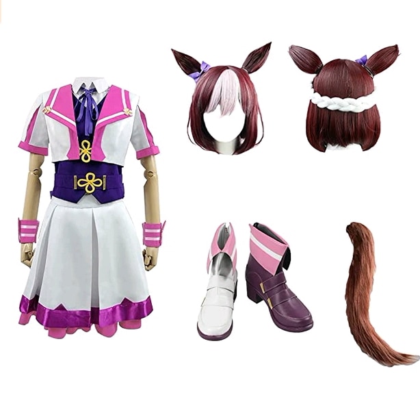 コスプレコスチュームコスチュームスペシャルウィッグ当選衣装+ウィッグ+シューズ+テールフルセットコス