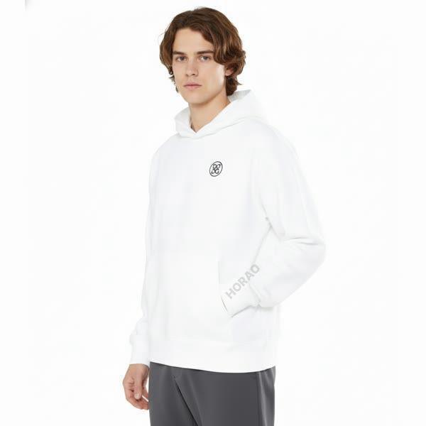 GRAPHIC HOODIE (GMM000024-SNOW) (男性グラフィックフード)
