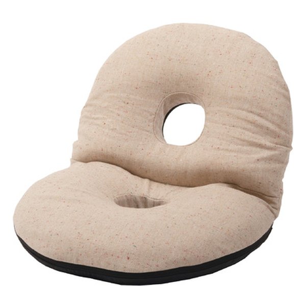 カックンリクライナー ベージュ 幅48×奥行き56×高さ37×座面高12cm RKC-184BE