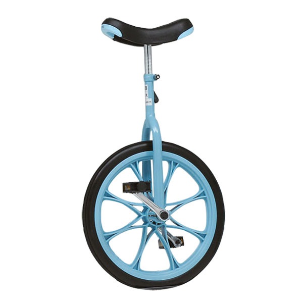 代金引換個人宅配送不可 ノーパンク一輪車16(青) 学校機器 器具 (T1161B)