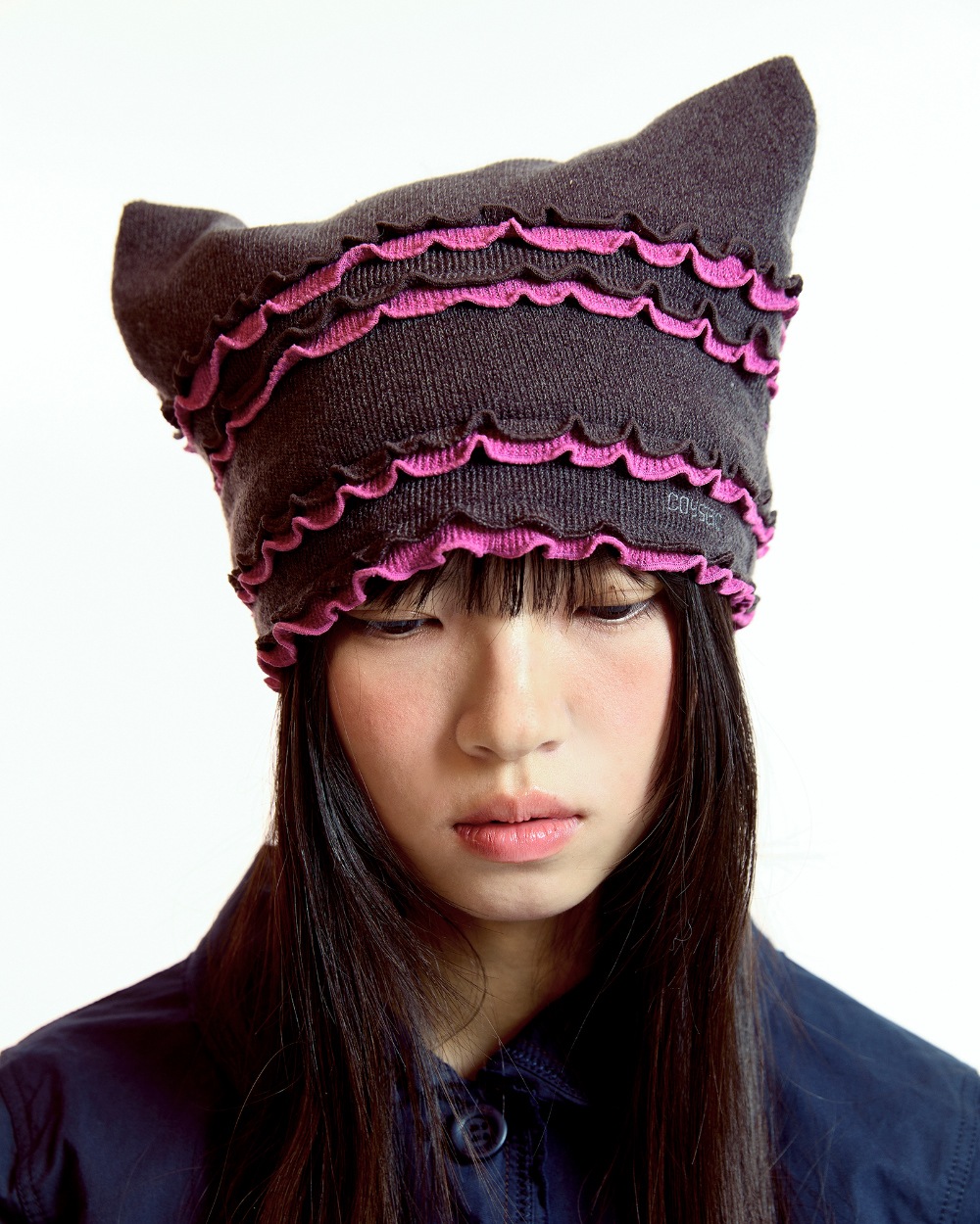 【COYSEIO】26SS RAW EDGE CAT BEANIE : BROWN 6,230円