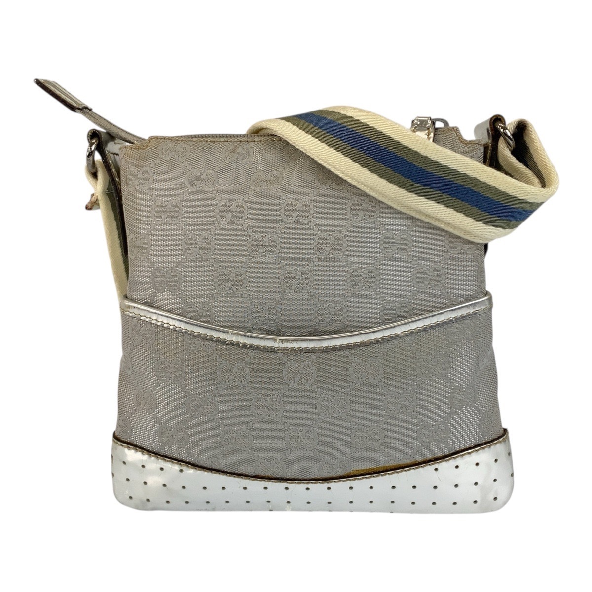 シェリーライン グレー シルバー GGキャンバス 147671 ショルダーバッグ ポシェット レディース 505411