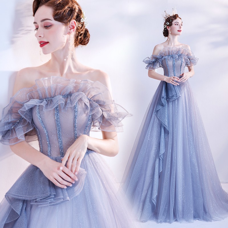 ドレス パーティードレス大きいサイズ ウェディングドレス花嫁 結婚式お呼ばれドレス イブニングドレス 披露宴演奏会用ロングドレス 成人式司会者発表会二次会-521-508