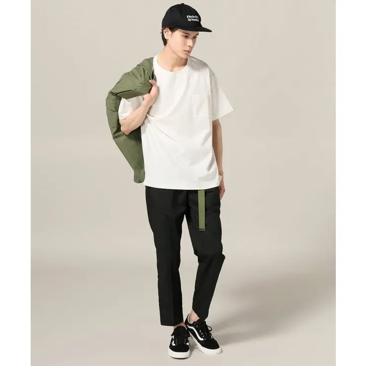 JOURNAL STANDARD relume TCストレッチテーパードパンツ+GIベルト